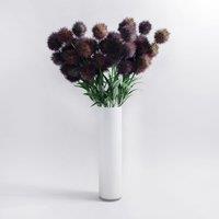 Pack of 12 Artificial Lavender Thistle Purple Stem 66cm Lavender