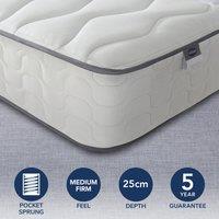 Silentnight Medium Firm 800 Pocket Mattress White