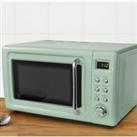 Retro 20L 800W Microwave Seafoam Green