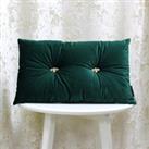 Paoletti Bumble Jewelled Velvet Filled Boudoir Cushion, 30 x 50 Cm