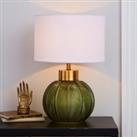 Colleen Green Glass Table Lamp Green