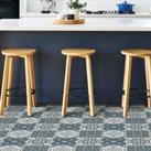 Floorpops Myriad Self Adhesive Floor Tiles Blue