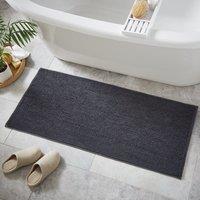 Charcoal Mini Bobble Bath Runner Charcoal