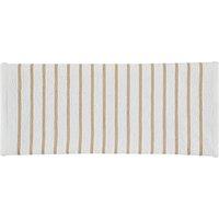 Pack of 5 Natural Terry Tea Towels White and Brown