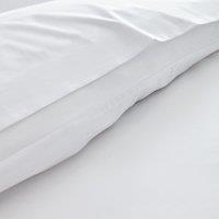 Fogarty Cooling Cotton Flat Sheet White