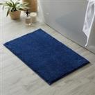 Ultimate Sapphire 100% Recycled Polyester Anti Bacterial Bath Mat Blue