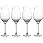 Set of 4 Ravello White Wine Glasses Clear