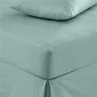 Pure Cotton Fitted Sheet Seafoam