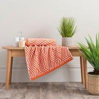 Burnt Orange Geo Towel Orange