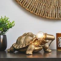 Tafari Tortoise Table Lamp Gold