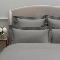 Dorma 300 Thread Count 100% Cotton Sateen Plain Kingsize Oxford Pillowcase Green/Red/White