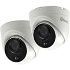 Swann Dome Security Camera 2 Pack 4K White