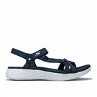 Womens Skechers On The Go 600 Brilliancy Sandals In Navy Sporty Casual Sandals