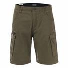 Men's Jack Jones Zip Fly Side Pockets Basic Cargo Shorts in Green