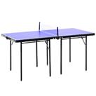 HOMCOM Folding Mini Table Tennis Portable Ping Pong Set Games Play Sport w/ Net
