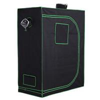 Outsunny Mylar Hydroponic Grow Tent with Floor Tray for Indoor Plant
