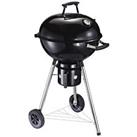 Outsunny Charcoal BBQ Grill Portable Outdoor Picnic Barbecue w/Wheels Shelves
