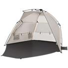 Outsunny 12 Man PopUp Beach Tent Sun Shade Shelter UV 20+ Protection Floor