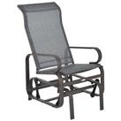 Garden Comfortable Swing Chair w/ Sturdy Metal Frame for Patio, Backyard, Grey