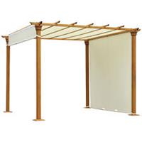 Outsunny Outdoor Retractable Pergola Gazebo Garden Sun Shade Canopy Shelter