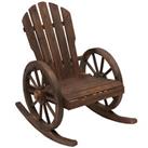 Outsunny Adirondack Rocking Chair Porch Poolside Garden Lounging