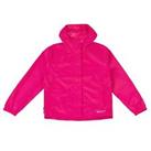 Gelert Kids Girls Packaway Jacket Junior Waterproof Coat Top Breathable  910 (MG) Regular