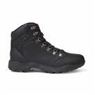 Gelert Mens Leather Walking Boots Metal D Rings Full Lace Up Outdoor Shoes
