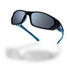Higher State Unisex Full Frame Wrap Run Sunglasses Black Blue Sports Running