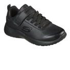 Skechers Boys Dynamight Day School Shoes Black Sports Running Gym Breathable  J11 Standard
