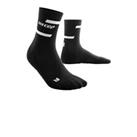 CEP Mens The Run Compression Mid Cut Socks Black Sports Running Breathable  L Regular