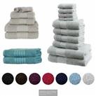 Dreamscene 100% Cotton Towel Bale Luxury Super Soft Bath Hand Face Cloth Set NEW