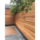 Western Red Cedar SertiWOOD BattensScreen Slats Contemporary Fence (441 Pack) 34.6m2