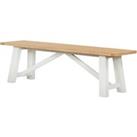 Ashstead Bench - Oak and Ivory