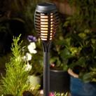 Party Flame Effect Solar Garden Torch  4 Pack