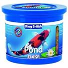 King British Pond Fish Flake Food 150g Premium Complete Balanced Diet Less Waste