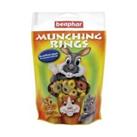 BEAPHAR MUNCHING RINGS 75g  Treats Rabbit Guinea Pig Hamster  Small Animal