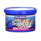 KING BRITISH TROPICAL MINI PELLETS HIGH PROTEIN LOW WASTE 45g