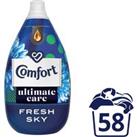 Comfort Ultimate Care Fresh Sky Ultra-Concentrated Fabric Conditioner 58 Wash 870 ml