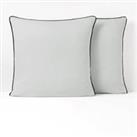 Pavone Washed Cotton Satin 200 Thread Count Pillowcase