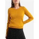 Plain Wool Mix Jumper with Crew Neck