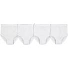 Pack of 4 Briefs in Organic Cotton, 3 Months-3 Years