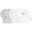 Pack of 3 Vests in Organic Cotton, Birth-3 Years