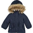 Printed Warm Hooded Parka, 3 Months-4 Years