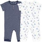 Pack of 2 Rompers in Organic Cotton, 1 Month3 Years