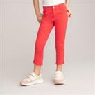 Slim Fit Cropped Trousers in Cotton, 3-12 Years