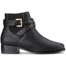 Recycled Wide Fit Flat Heel Ankle Boots
