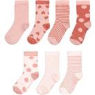 Pack of 7 Pairs of Socks in Organic Cotton Mix