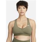 Nike Dri-FIT Swoosh (M) Women's Medium-Support Padded Sports Bra (Maternity) - Green