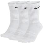 Nike Everyday Cushioned Training Crew Socks (3 Pairs) - White