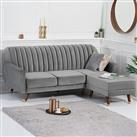 Lucia Reversible Sofa Bed in Grey Velvet